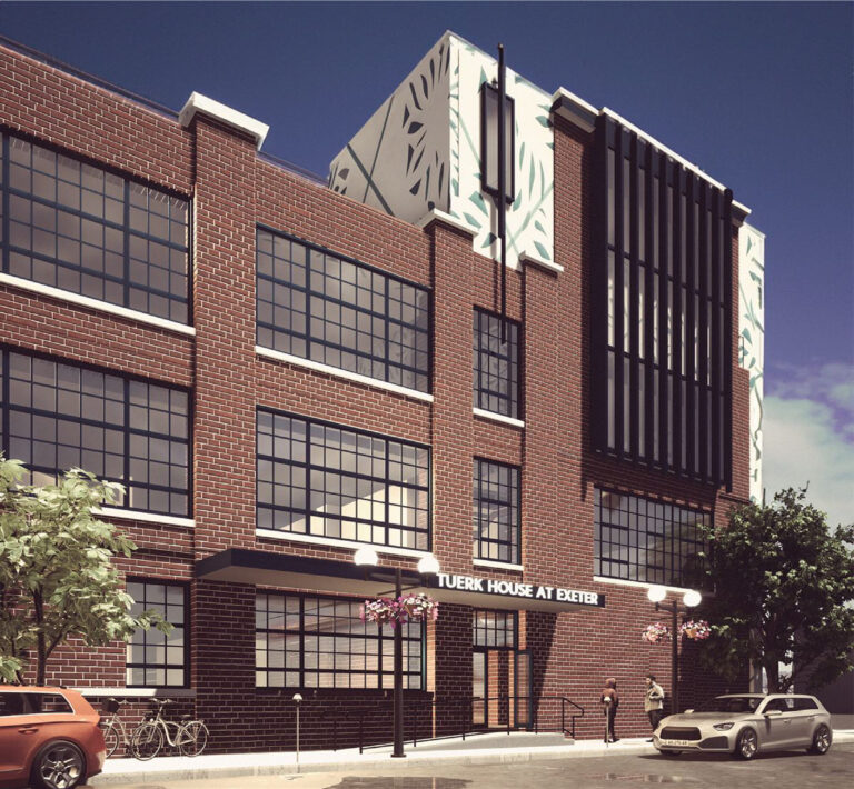 Tuerk House at Exeter Rendering